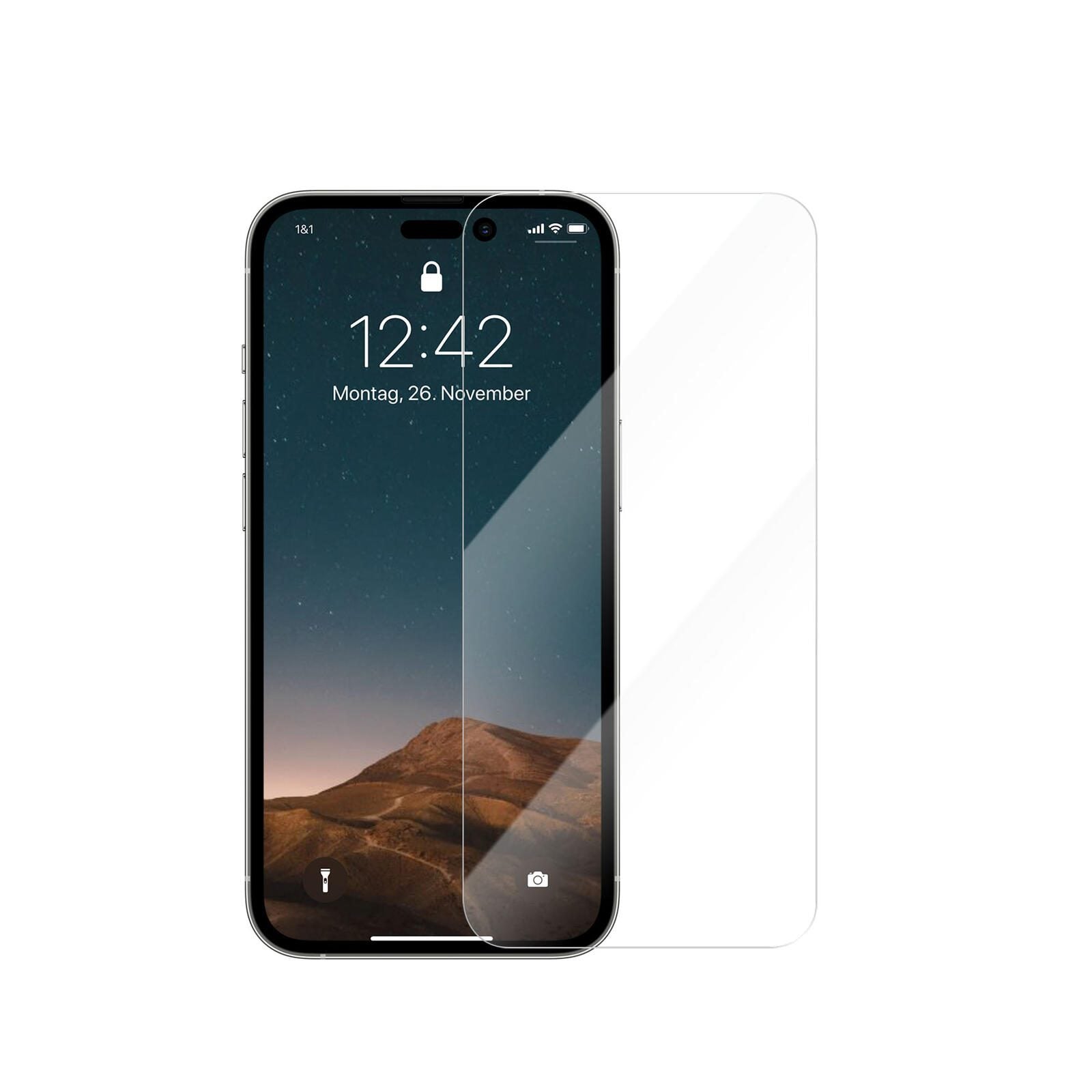 WOODCESSORIES Display-Schutzglas passend für Modell: iPhone 15 Plus, iPhone 15 Pro Max - Apple WOODCESSORIES Display-Schutzglas passend für Modell: iPhone 15 Plus, iPhone 15 Pro Max - Apple